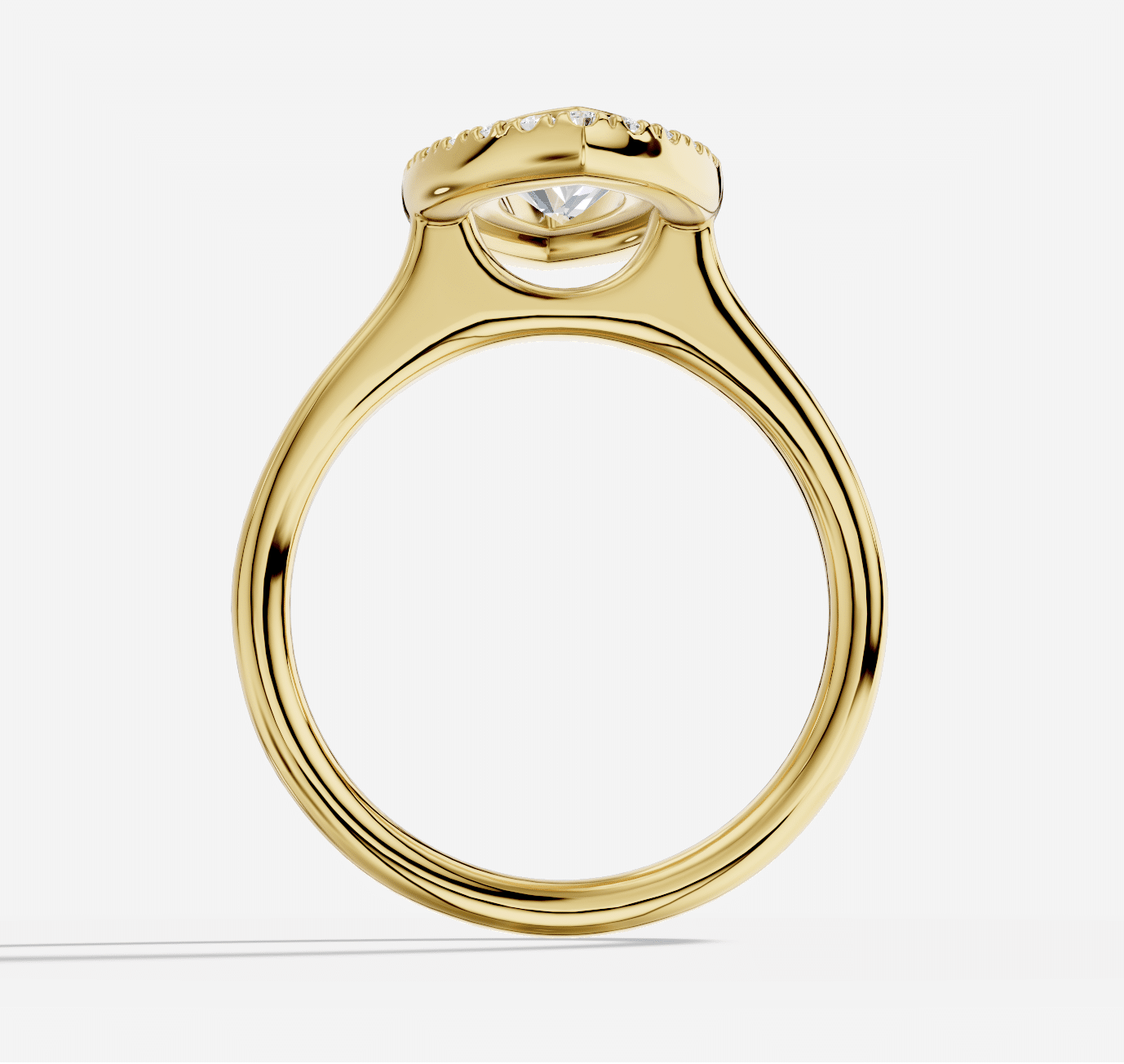 Marquise Diamond Ring in 18K Yellow Gold - Image 5