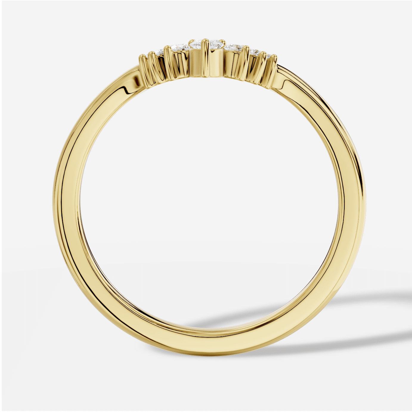 Pear Diamond Ring in 18K Yellow Gold - Image 6