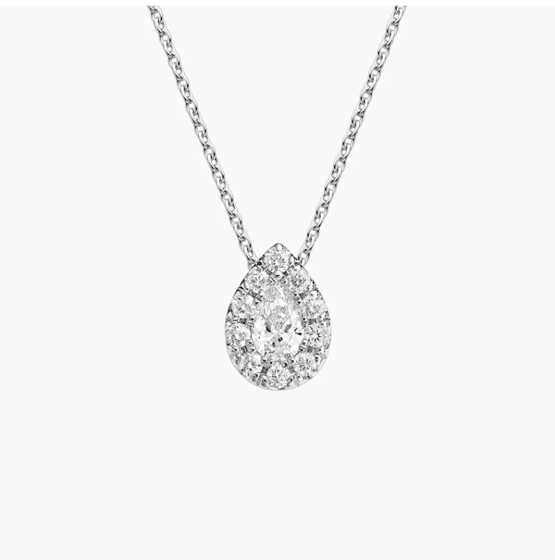 Diamond Pendant  in 18k White Gold
